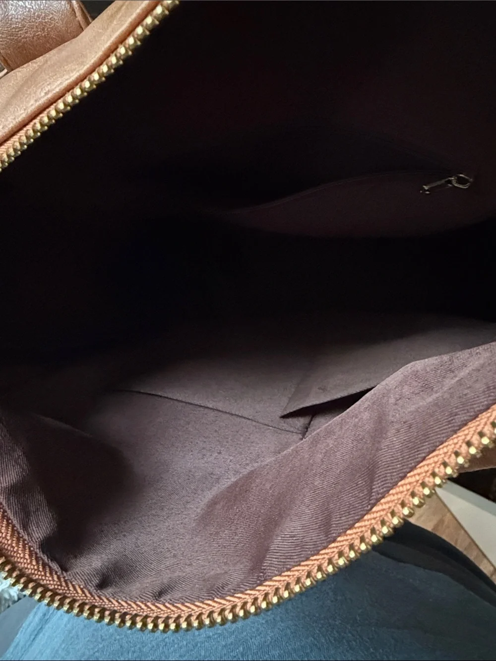 Tan Faux Leather Men's Backpack - Stylish Everyday Bag
